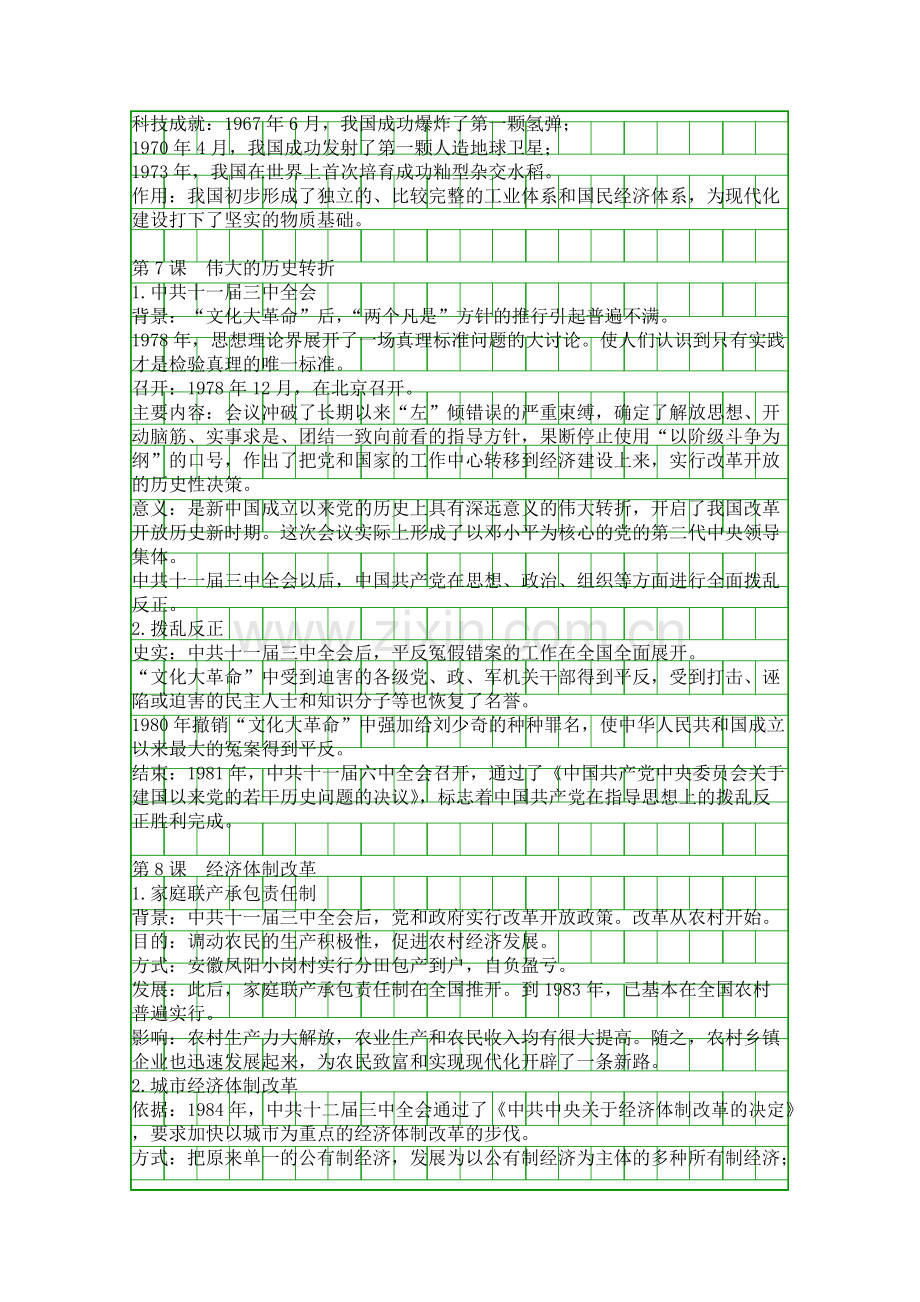 八年级历史下册重要课文知识点总结611课147.pdf_第2页