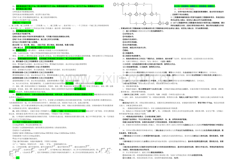 二建建筑工程管理与实务重点打印.docx_第2页