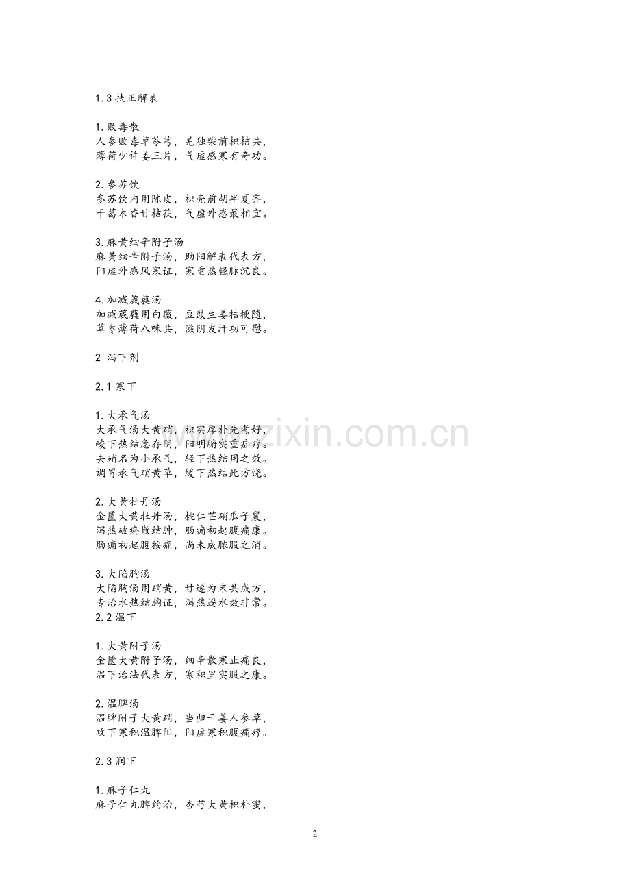 第七版方剂学歌诀.doc_第2页