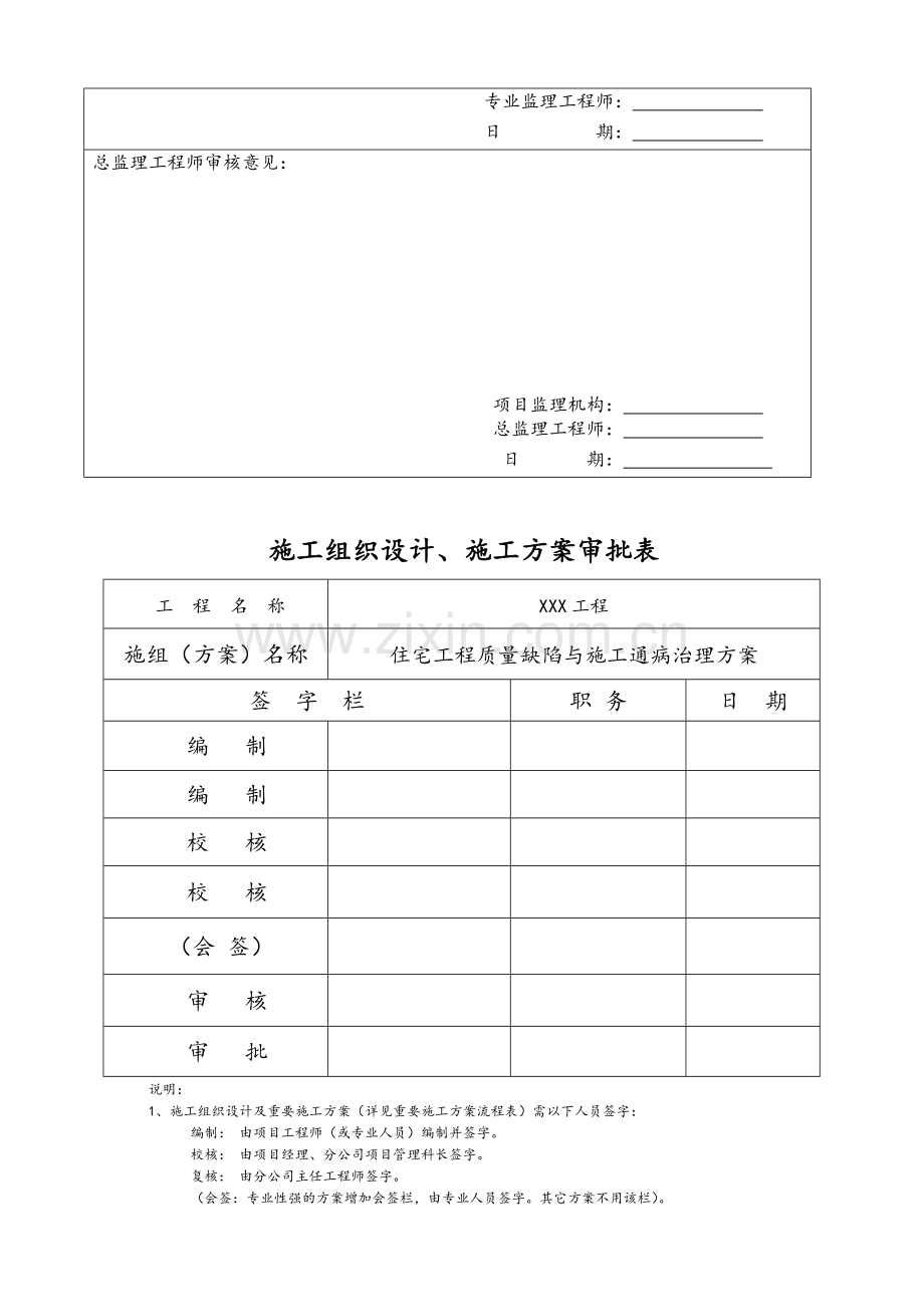 住宅工程质量缺陷与施工通病治理方案.doc_第2页