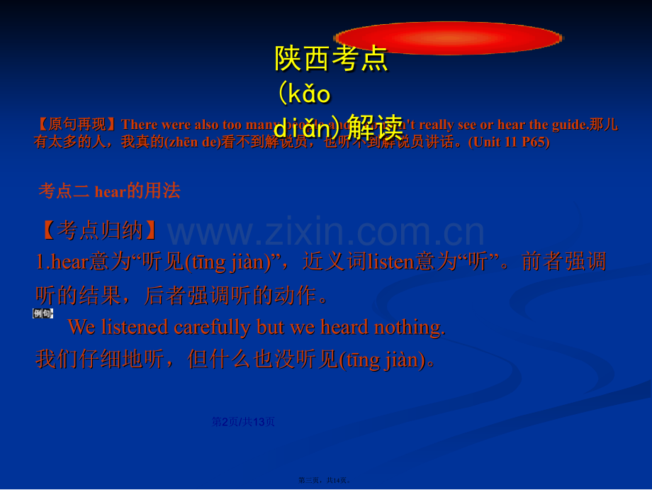 陕西省中考英语复习知识梳理课时七下Units学习教案.ppt_第3页