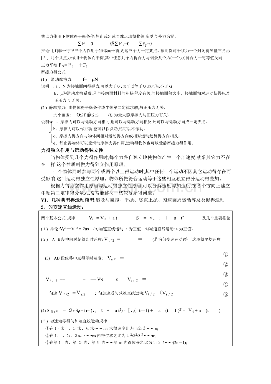 高中物理知识点总结(重点)超详细.doc_第3页