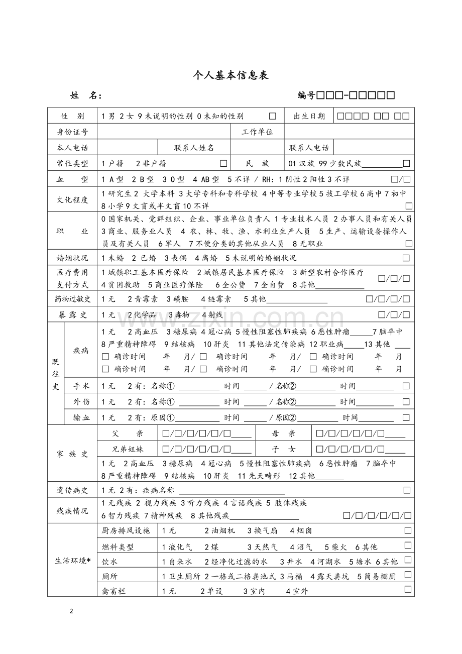 国家基本公共卫生服务规范(第三版)相关表格.doc_第2页