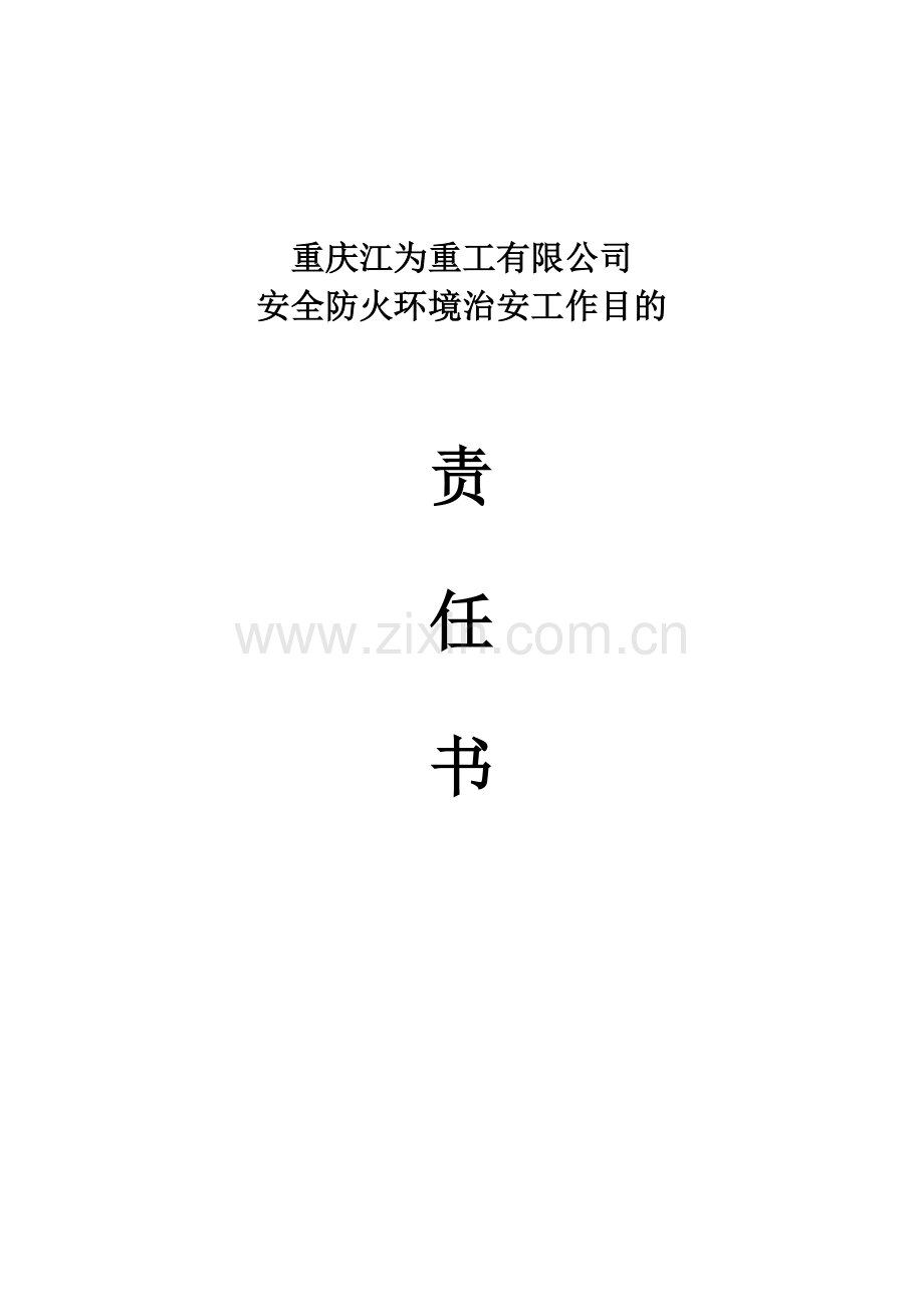 公司责任说明书.doc_第1页