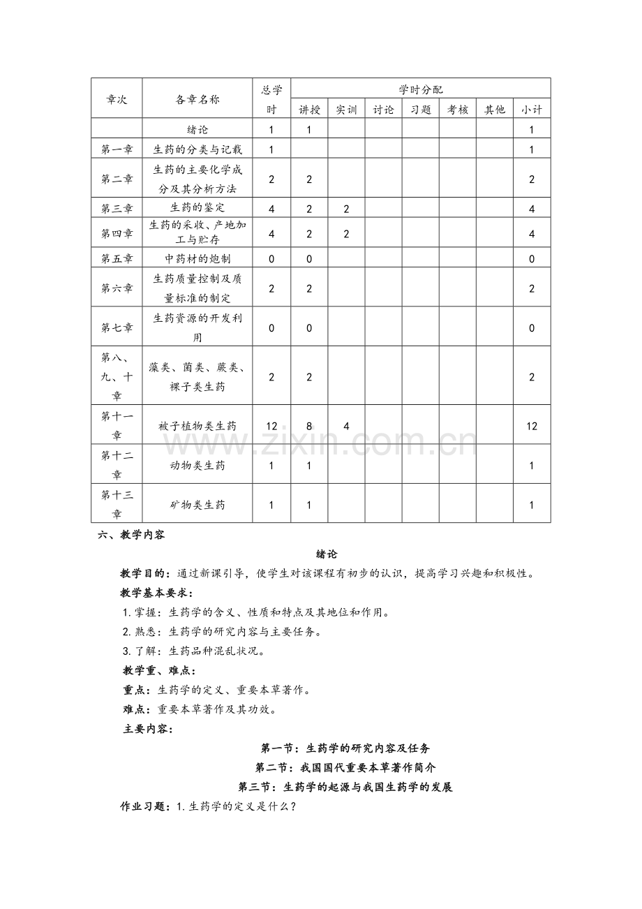 生药学教学大纲.doc_第2页