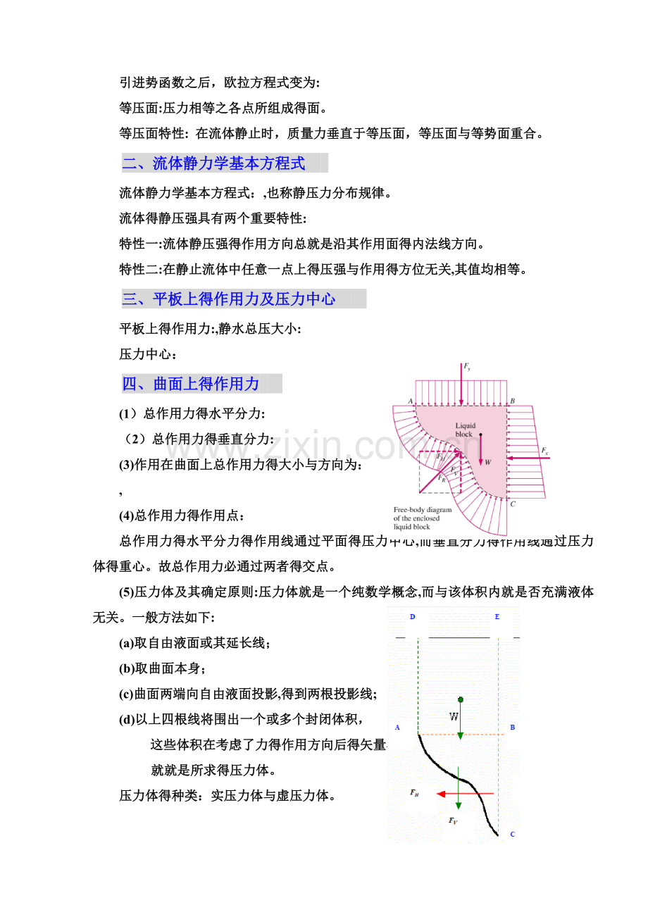 流体力学-总结+复习.doc_第3页