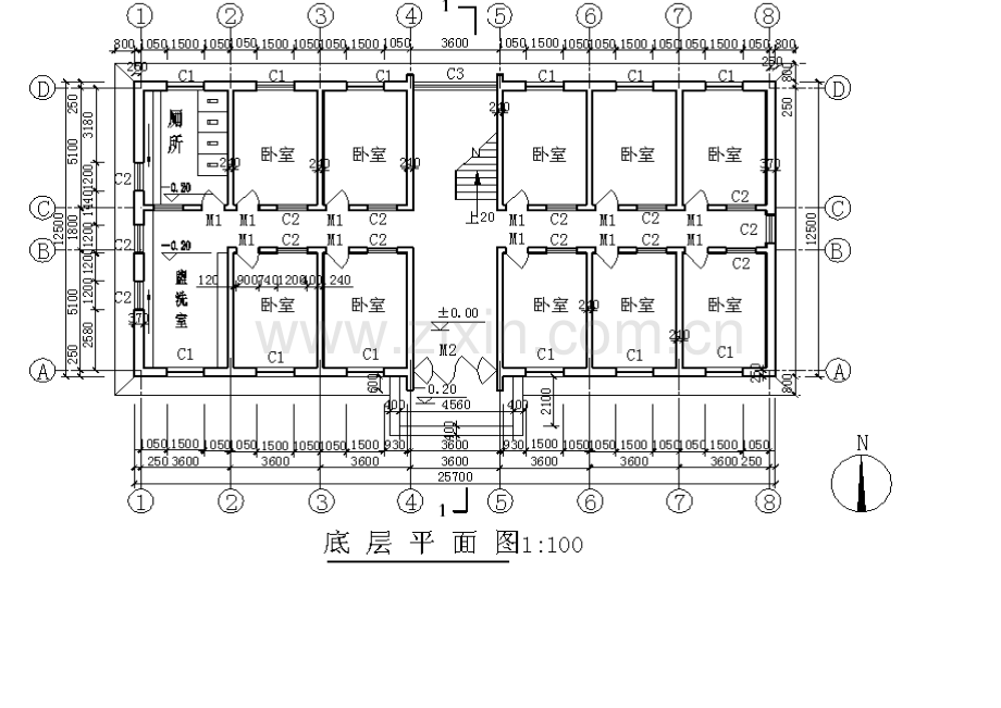 建筑平面图的绘制方法和步骤.doc_第3页