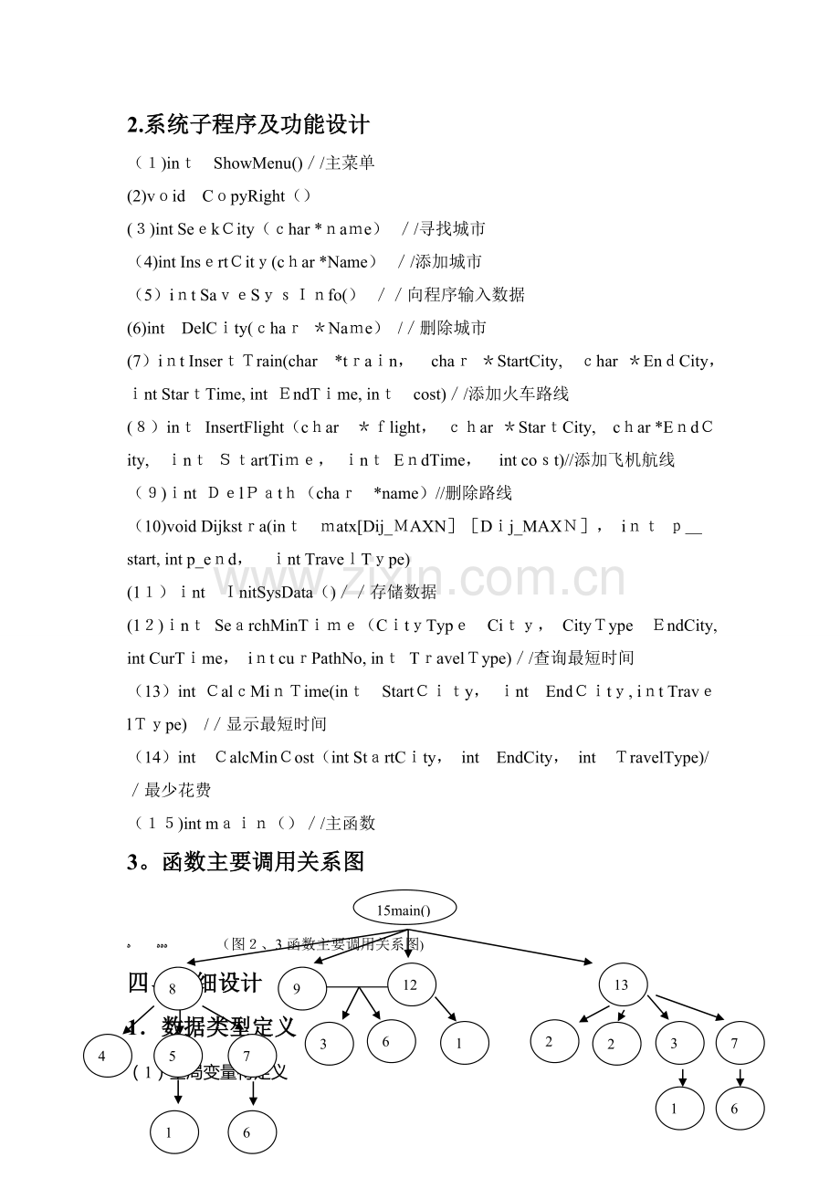 数据结构课程设计交通咨询系统设计.doc_第3页