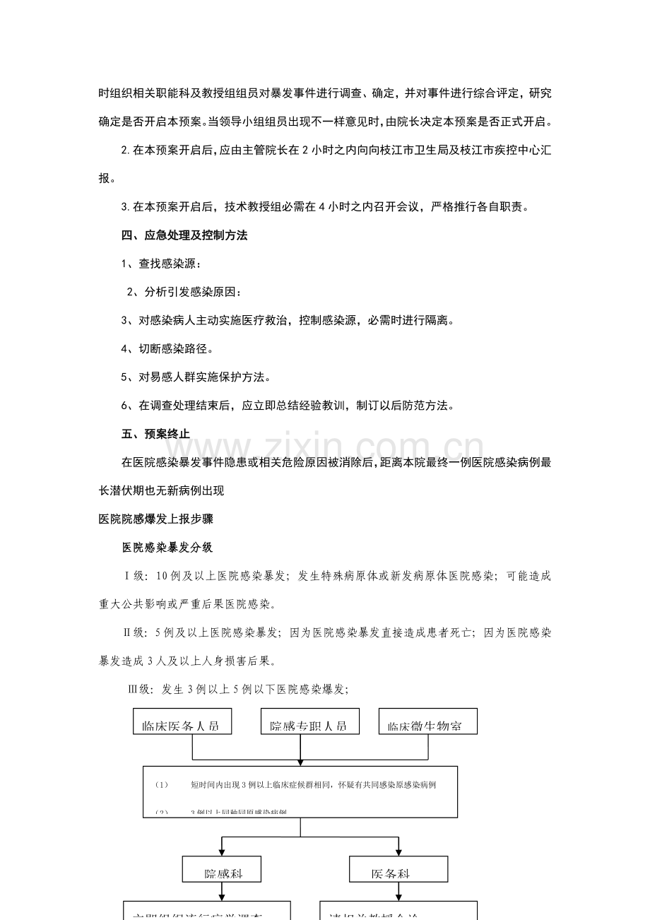 医院医院感染暴发应急处置预案.doc_第2页