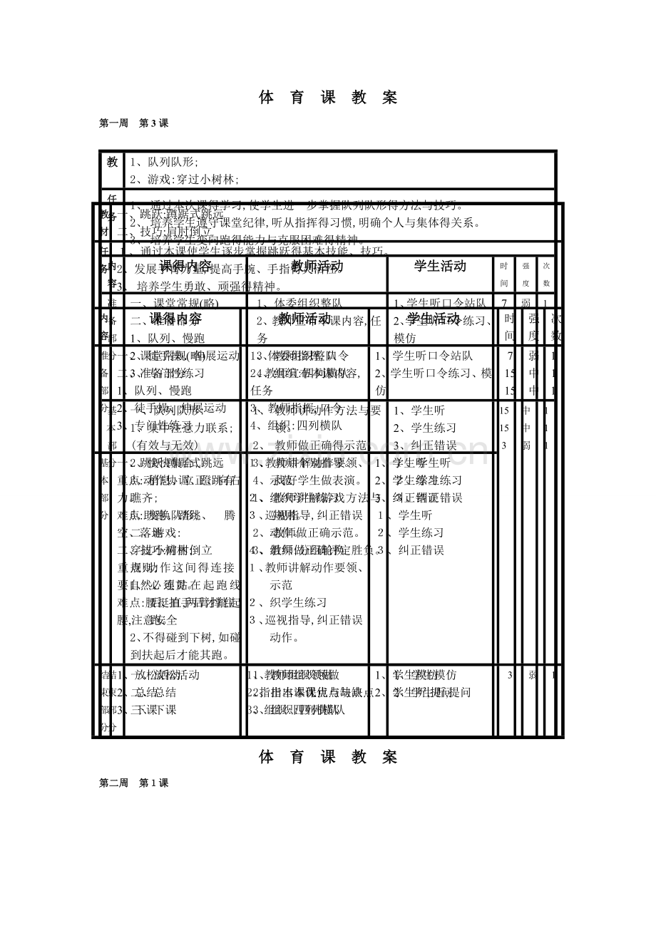 小学水平三体育教案.doc_第2页