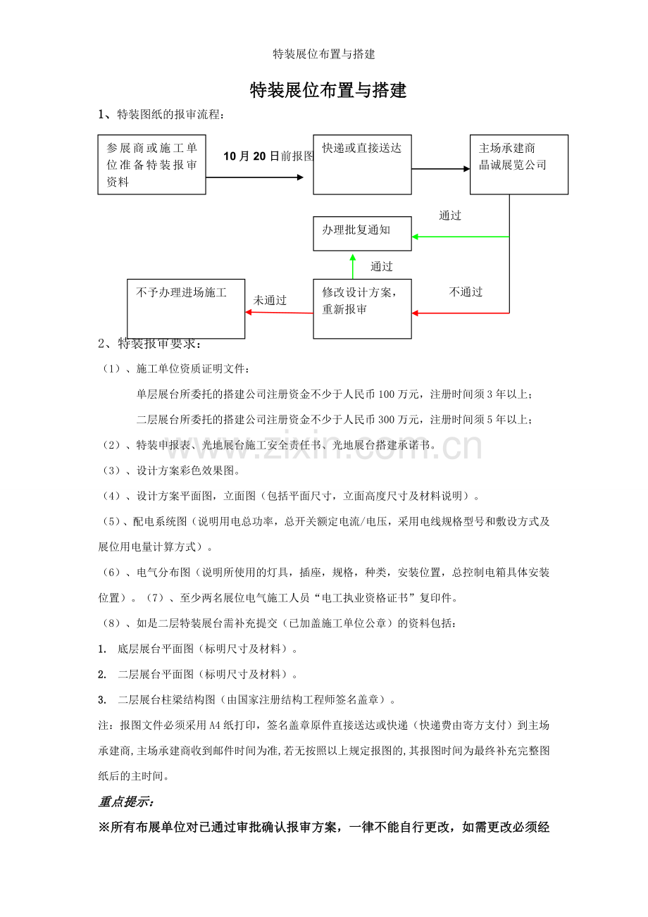 特装展位布置与搭建.doc_第1页