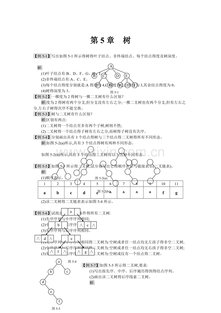 树结构习题及答案.doc_第1页