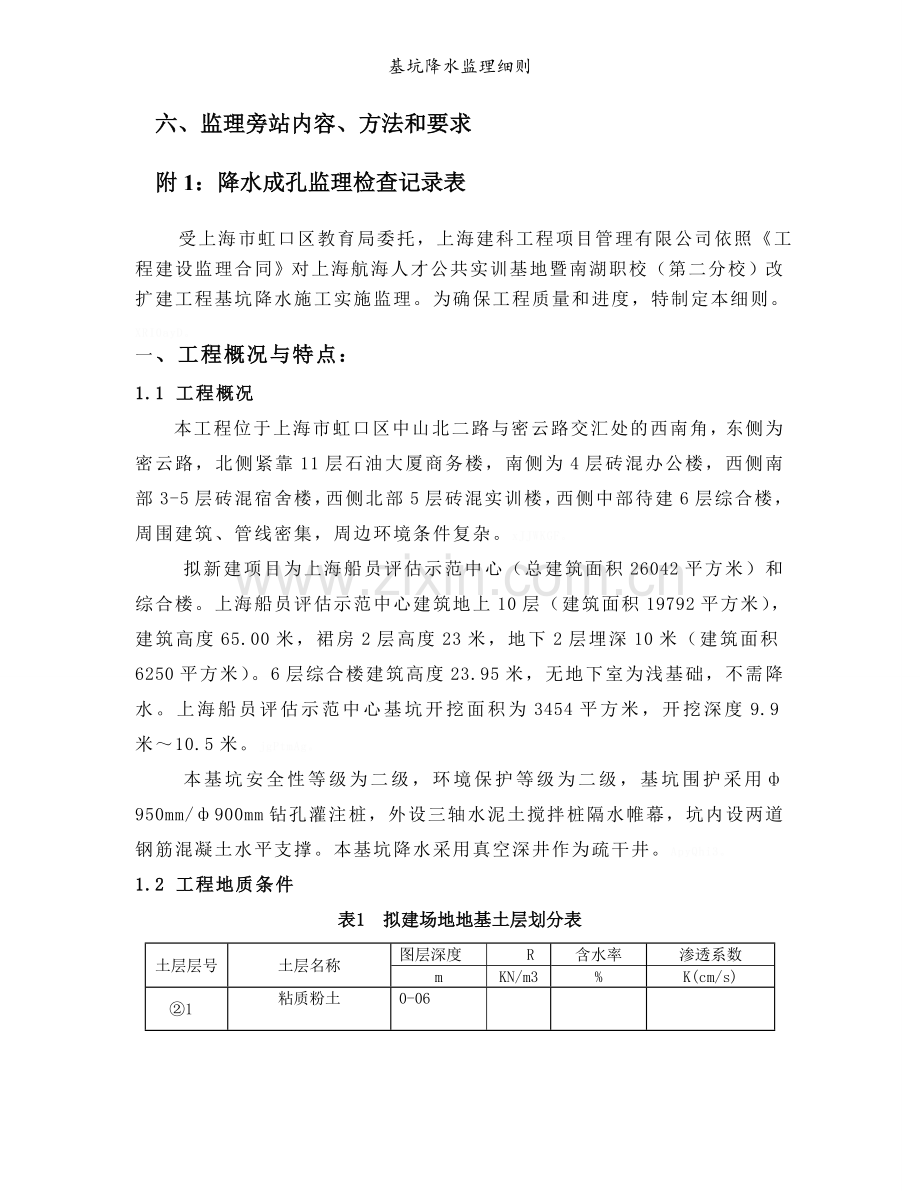 基坑降水监理细则.doc_第2页