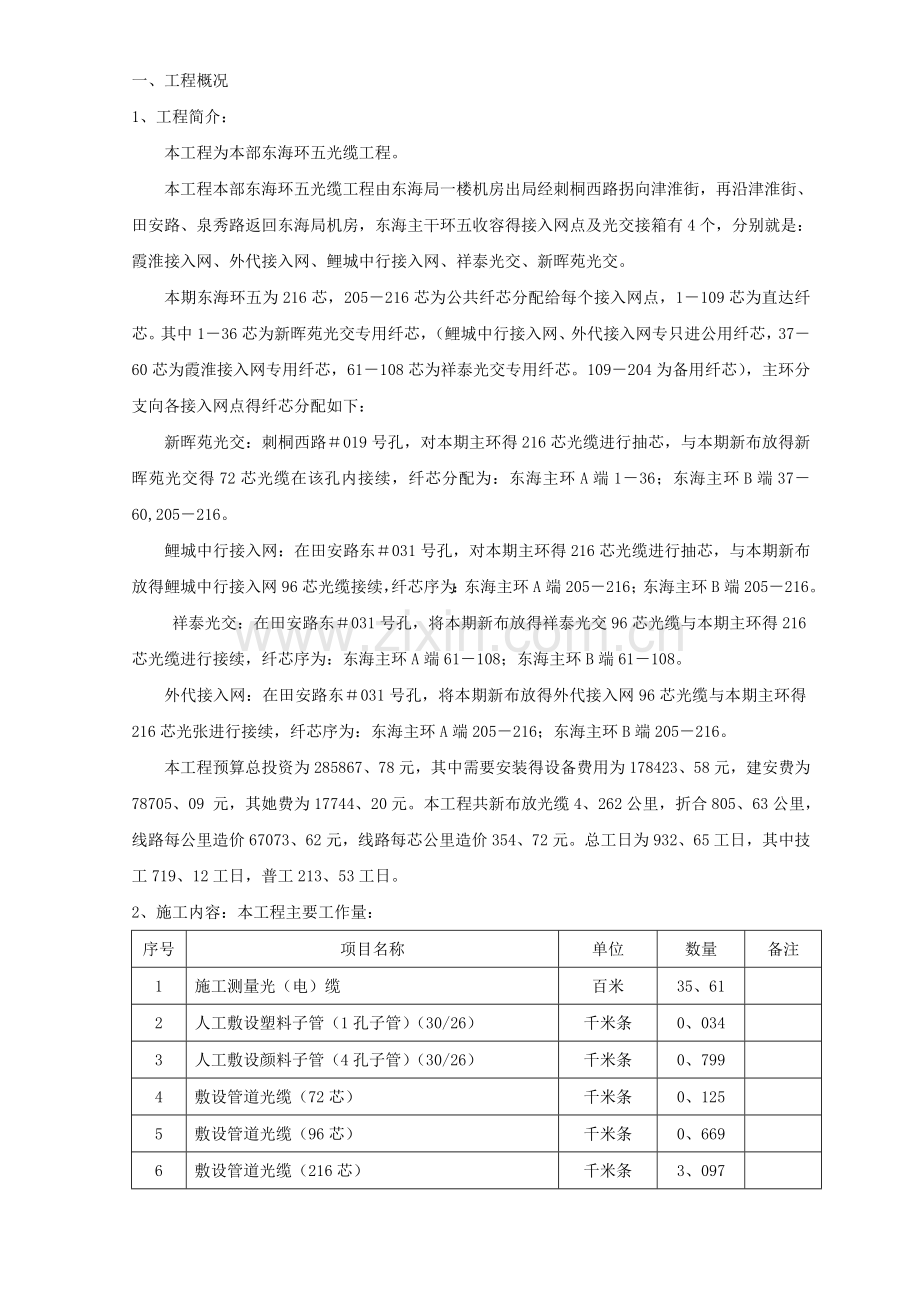 光缆施工组织设计.doc_第1页