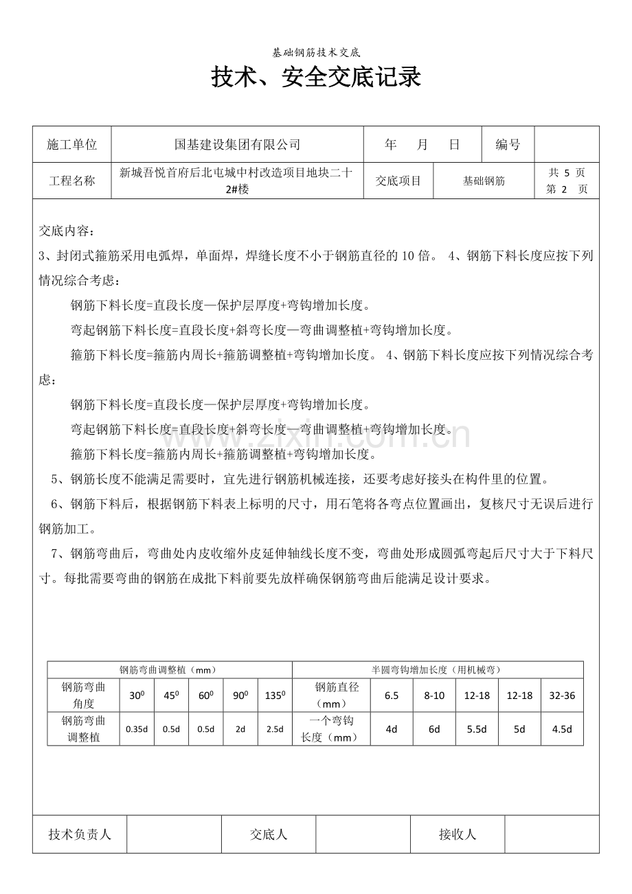 基础钢筋技术交底.doc_第2页