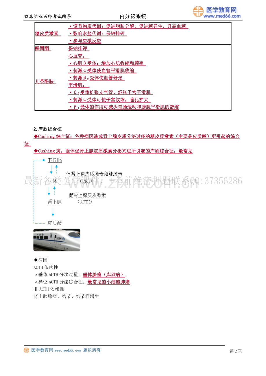 执业医师-肾上腺疾病.doc_第2页