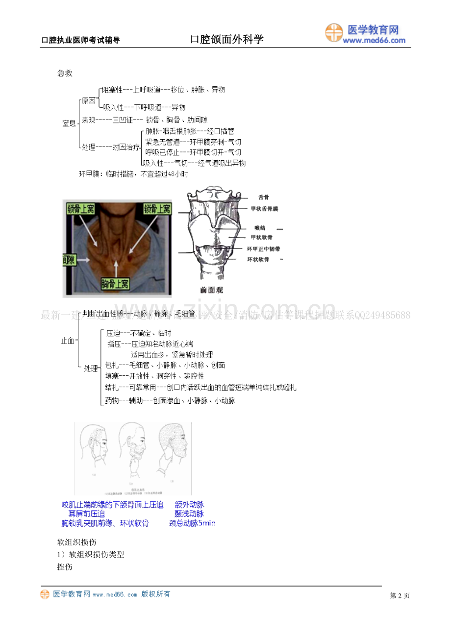 执业医师-口腔颌面部创伤.doc_第2页