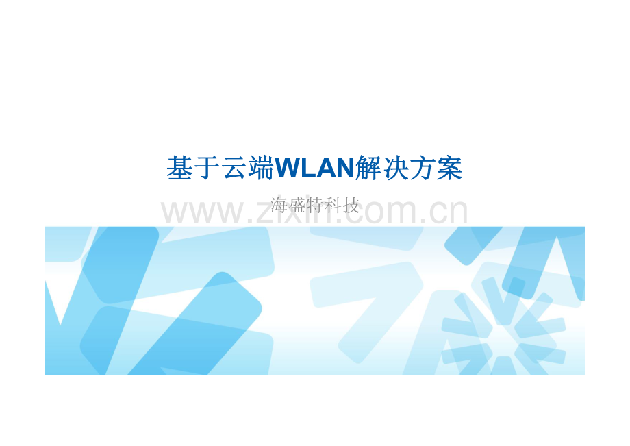 海盛特基于云平台无线应用及营销解决方案.pdf_第1页