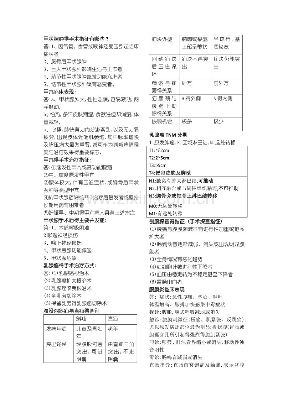 第八版外科学问答题(普通外科部分).doc_第1页