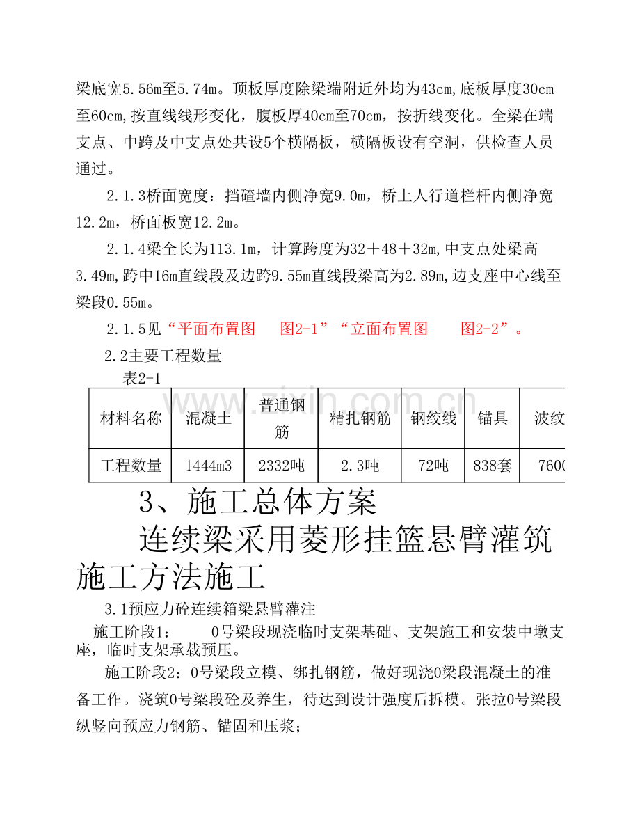 (32+48+32m)悬臂连续梁施工方案1.pdf_第2页