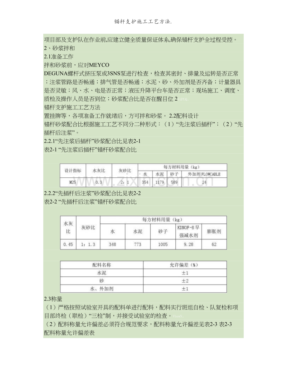 锚杆支护施工工艺方法..doc_第3页