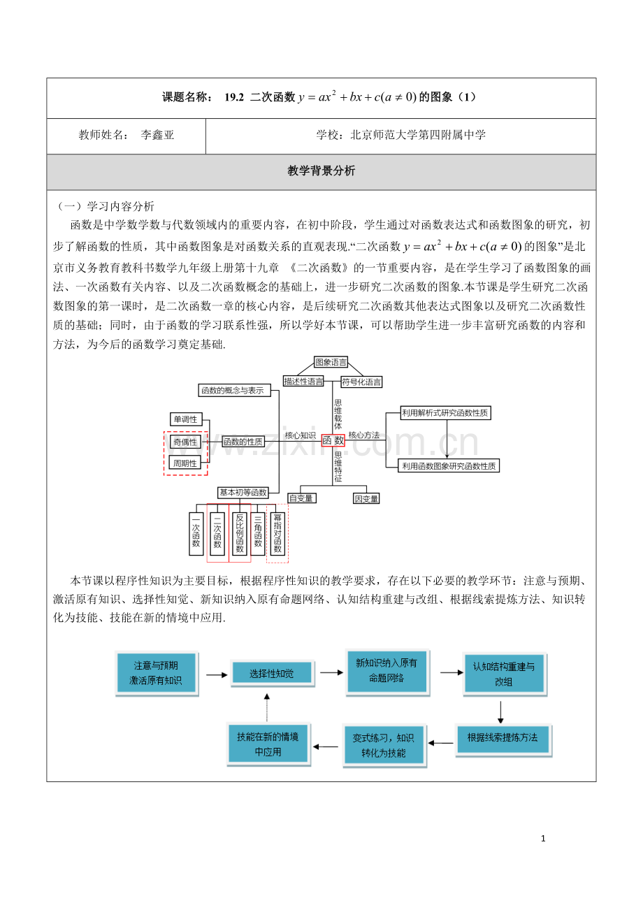 二次函数图象第一课时.doc_第1页