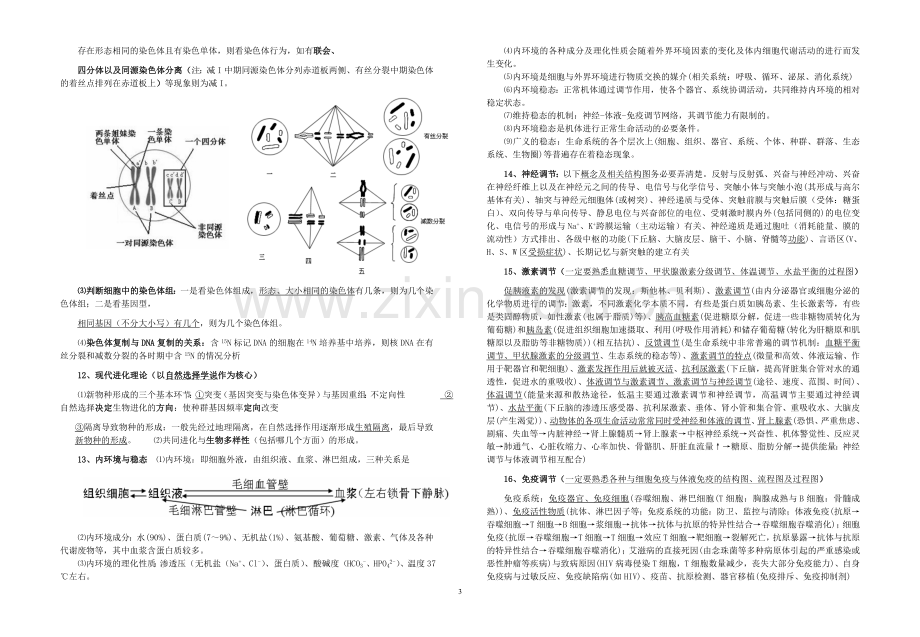 高考生物冲刺背诵材料.doc_第3页