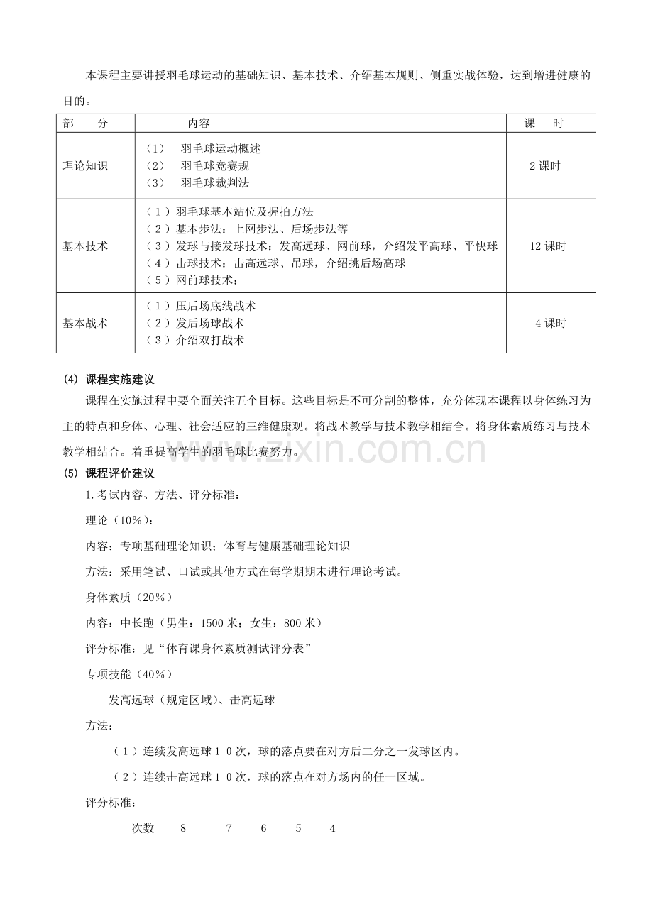 《羽毛球》选修课程纲要.doc_第2页