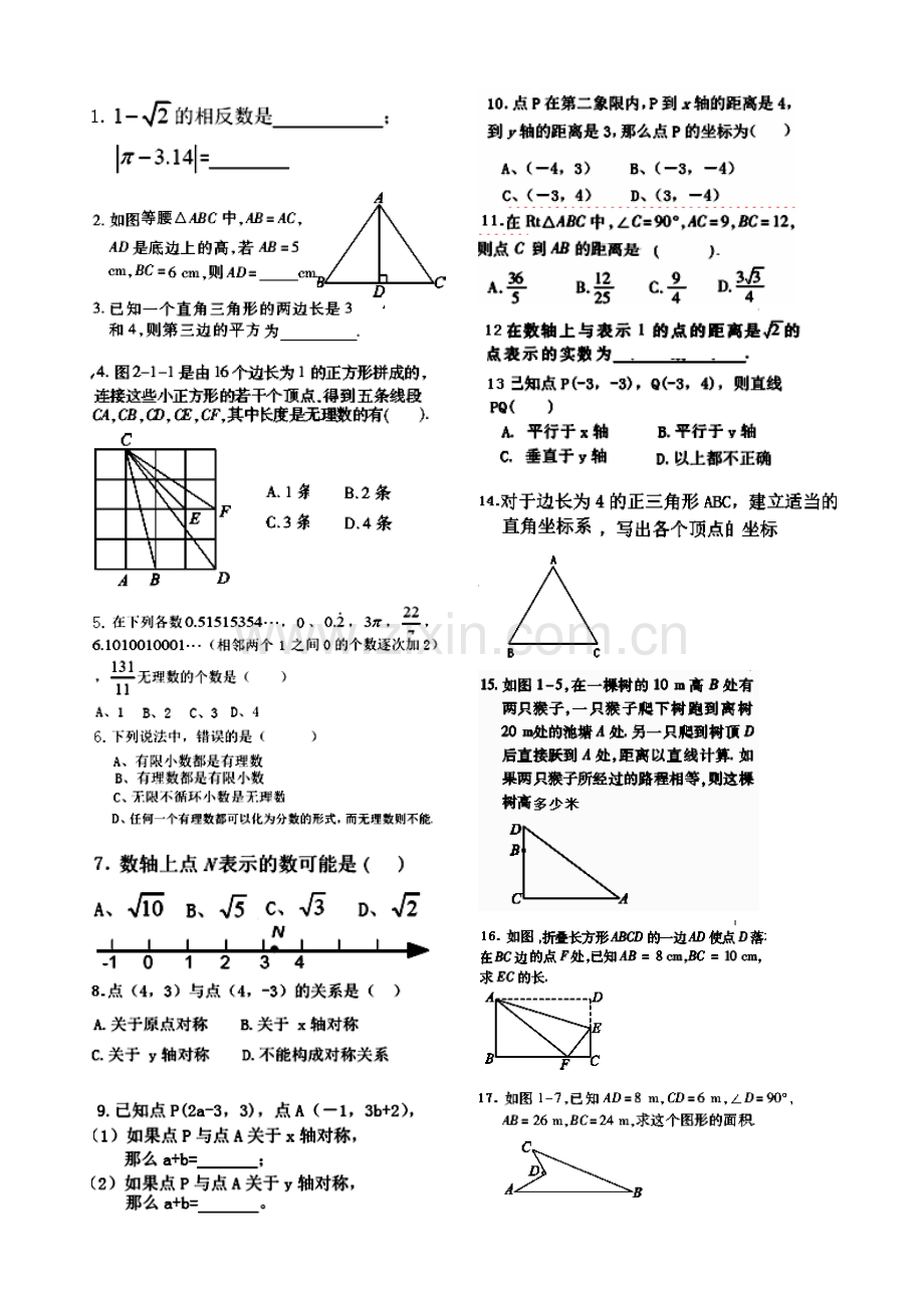 八上第一到第三章.doc_第2页