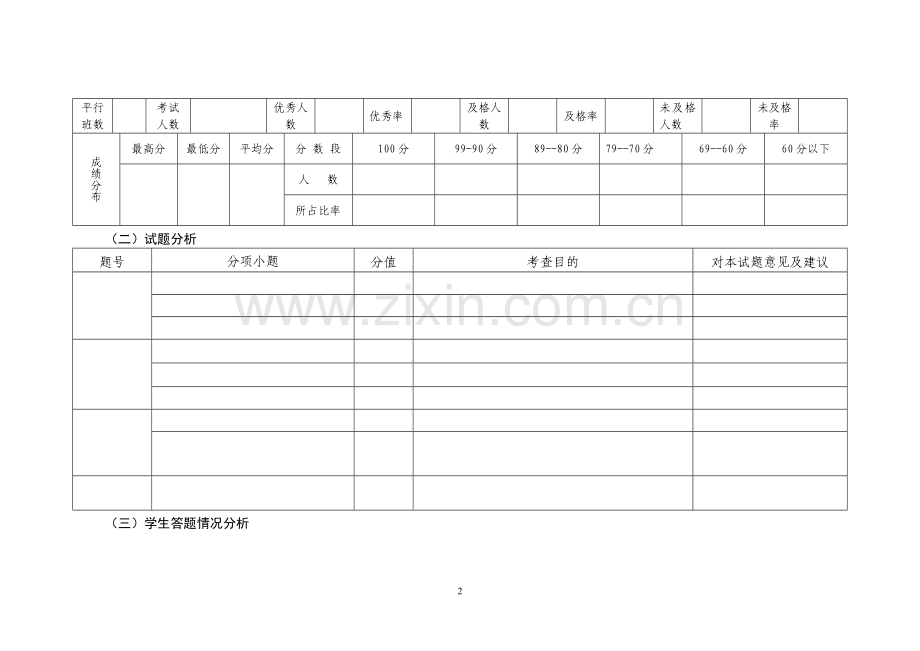 二年数学质量分析.doc_第2页