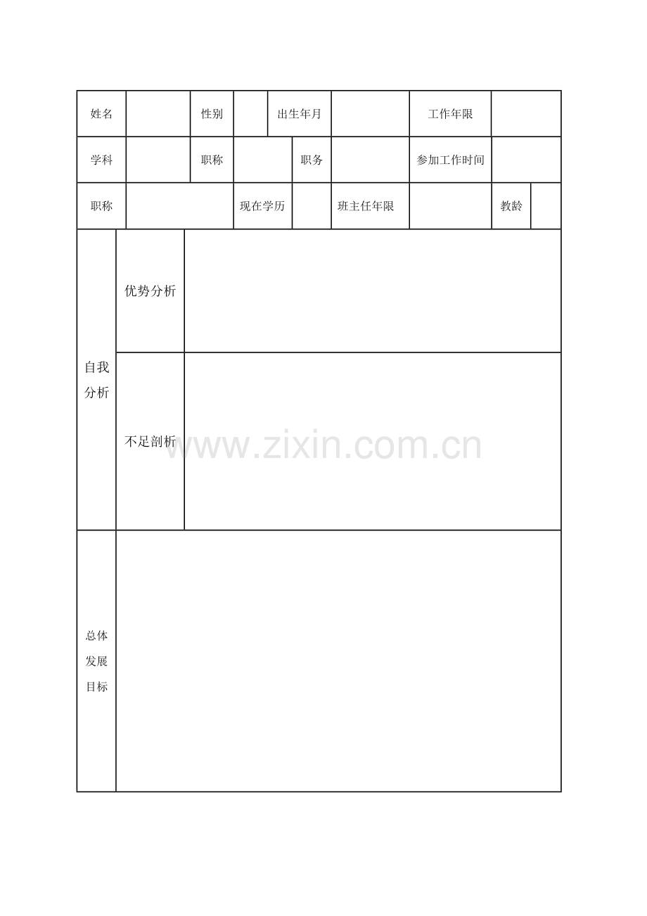 教师发展规划.doc_第2页