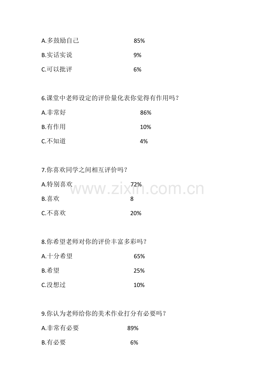 小学美术教学调查问卷.docx_第2页