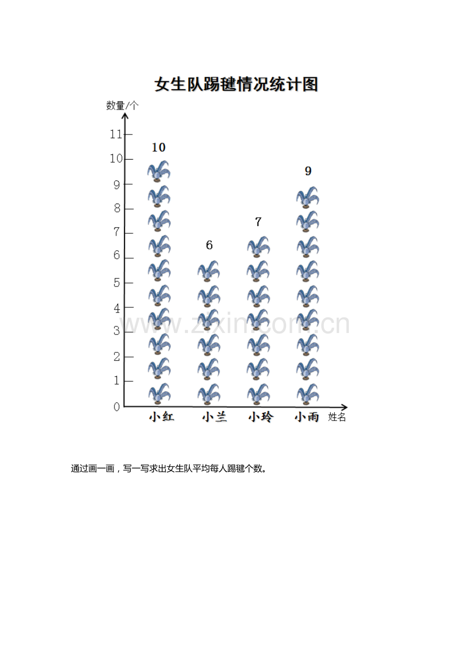 人教小学数学四年级平均数-作业纸.docx_第1页