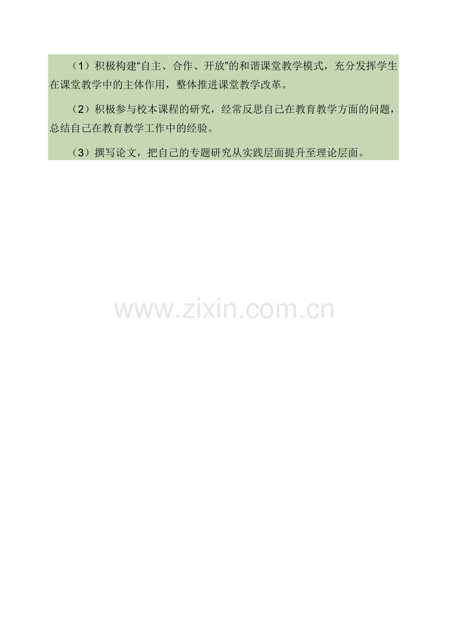 教师个人专业发展三年规划案例.doc_第3页