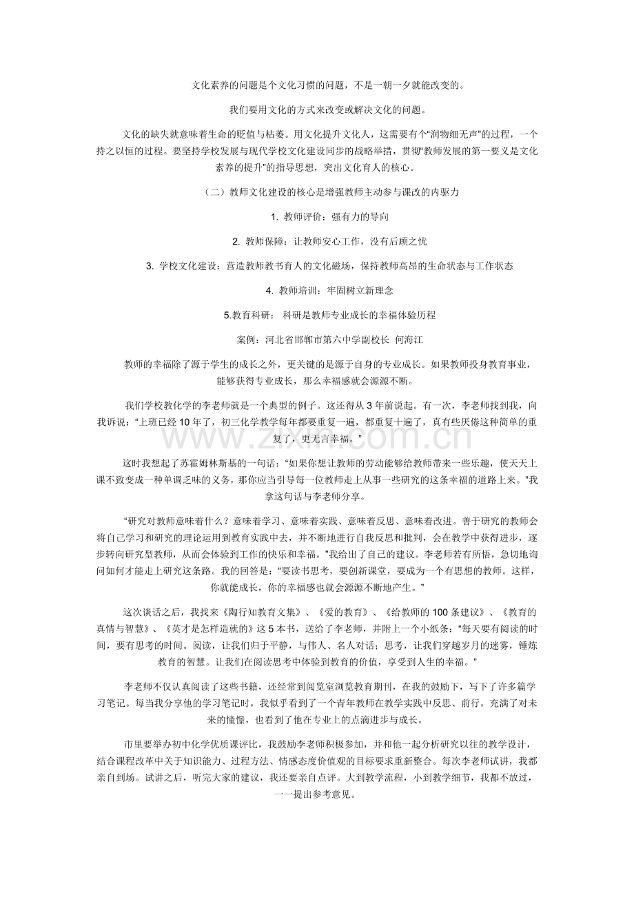 教师文化教师专业化发展的核心问题.doc_第2页