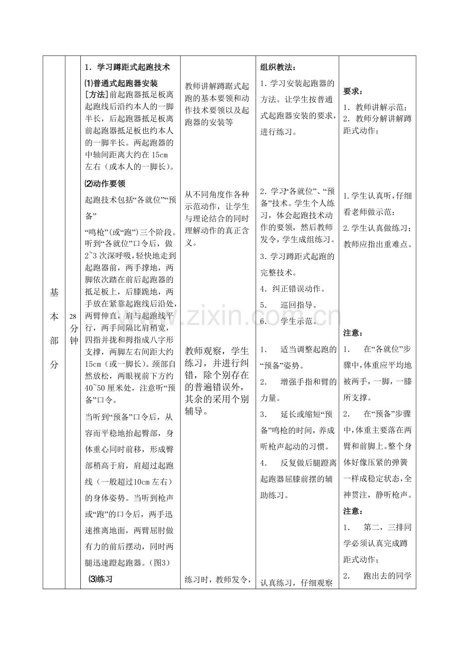 初中蹲踞式起跑教案.doc_第2页