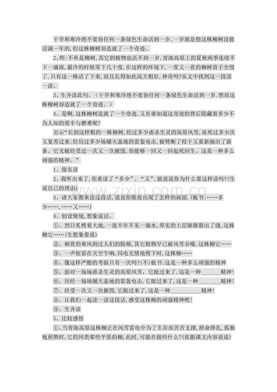 青海高原一株柳教案.doc_第3页