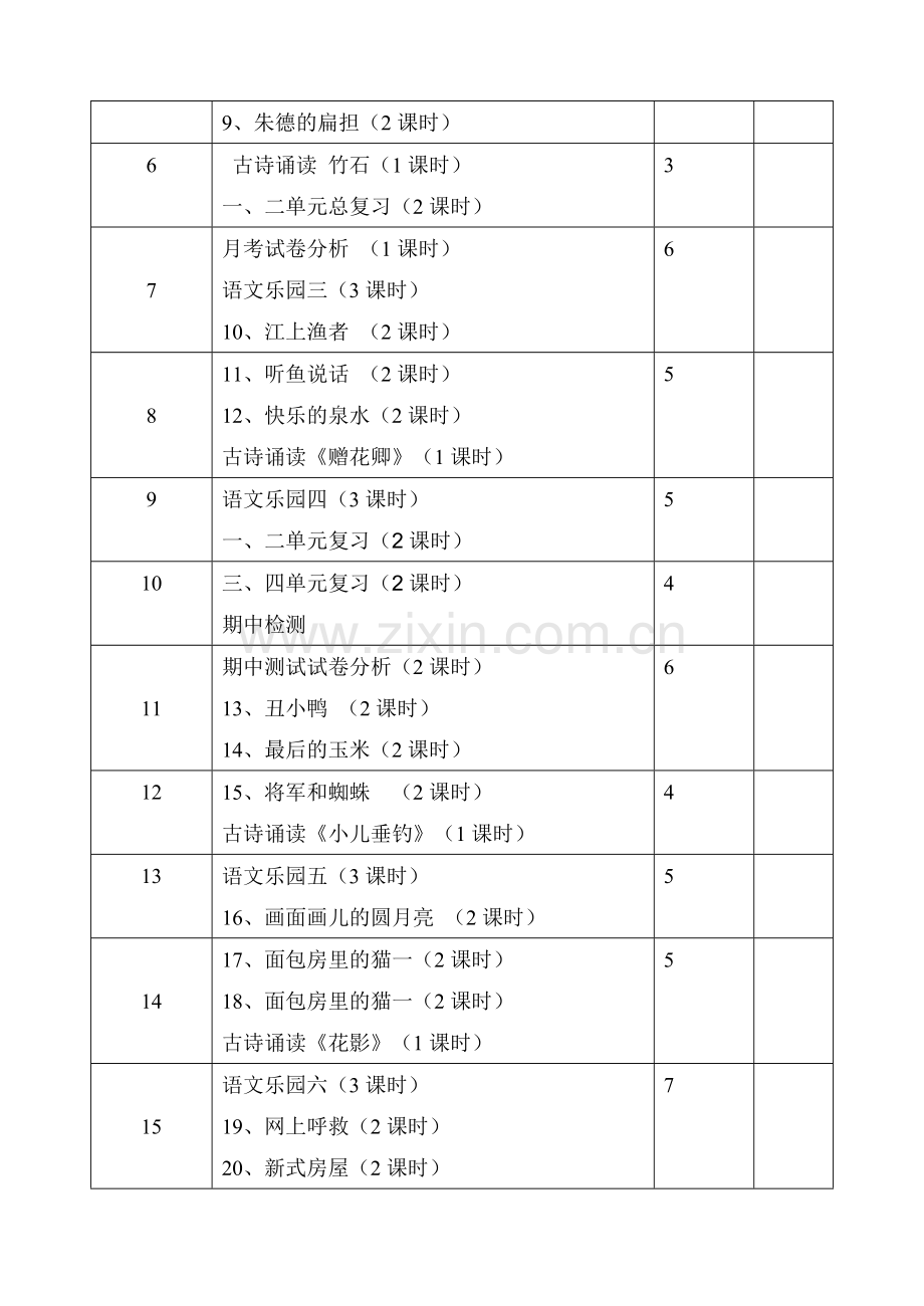 鄂教版二年级语文教学规范.doc_第2页