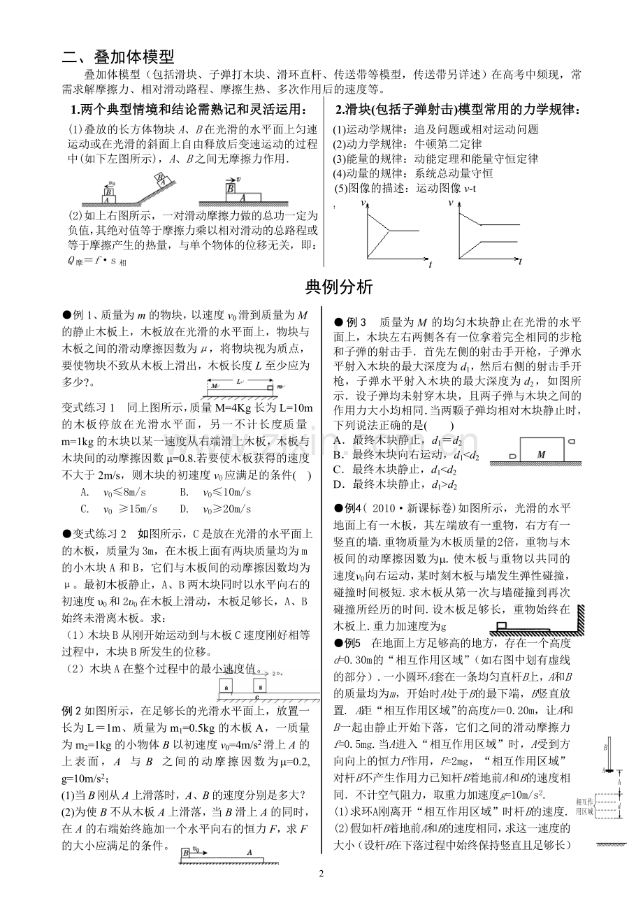 高中物理常见的物理模型（力学）.doc_第2页