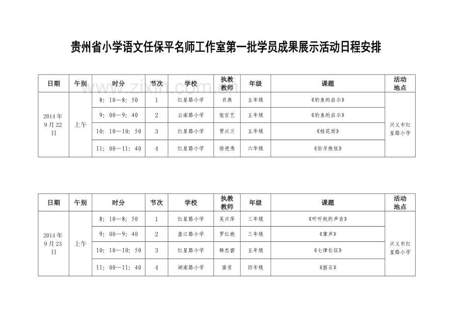 关于开展第一批学员成果展示活动的通知.doc_第2页