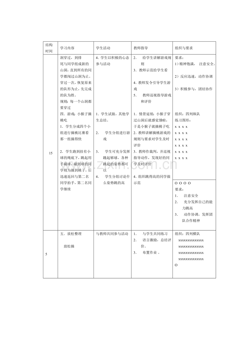 体育教案－快乐的小猴子.doc_第3页