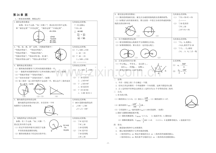 初三数学知识点大全.doc_第2页