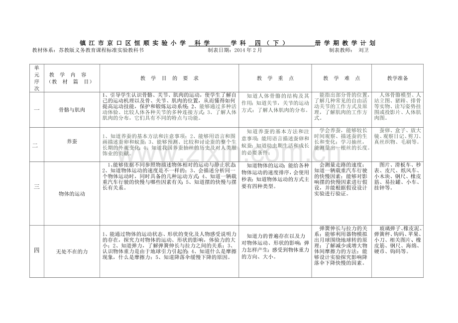 学科教学计划.doc_第1页