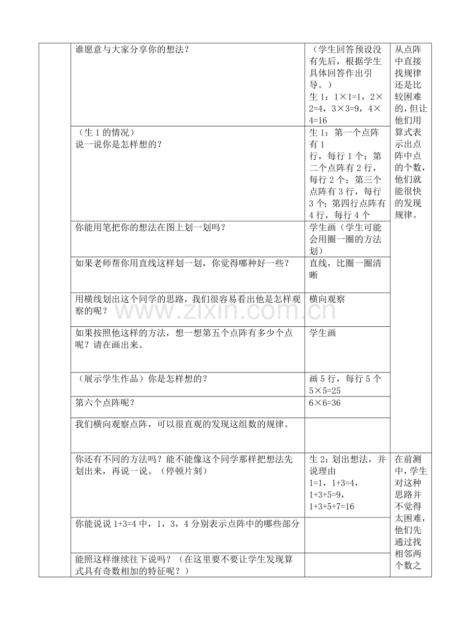 《点阵中的规律》教案.doc_第2页