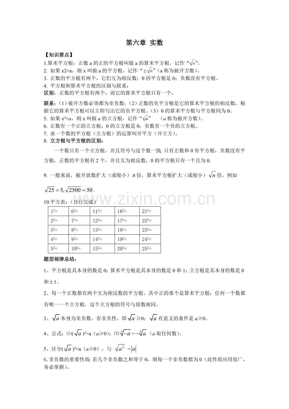 第六章实数知识点.doc_第1页