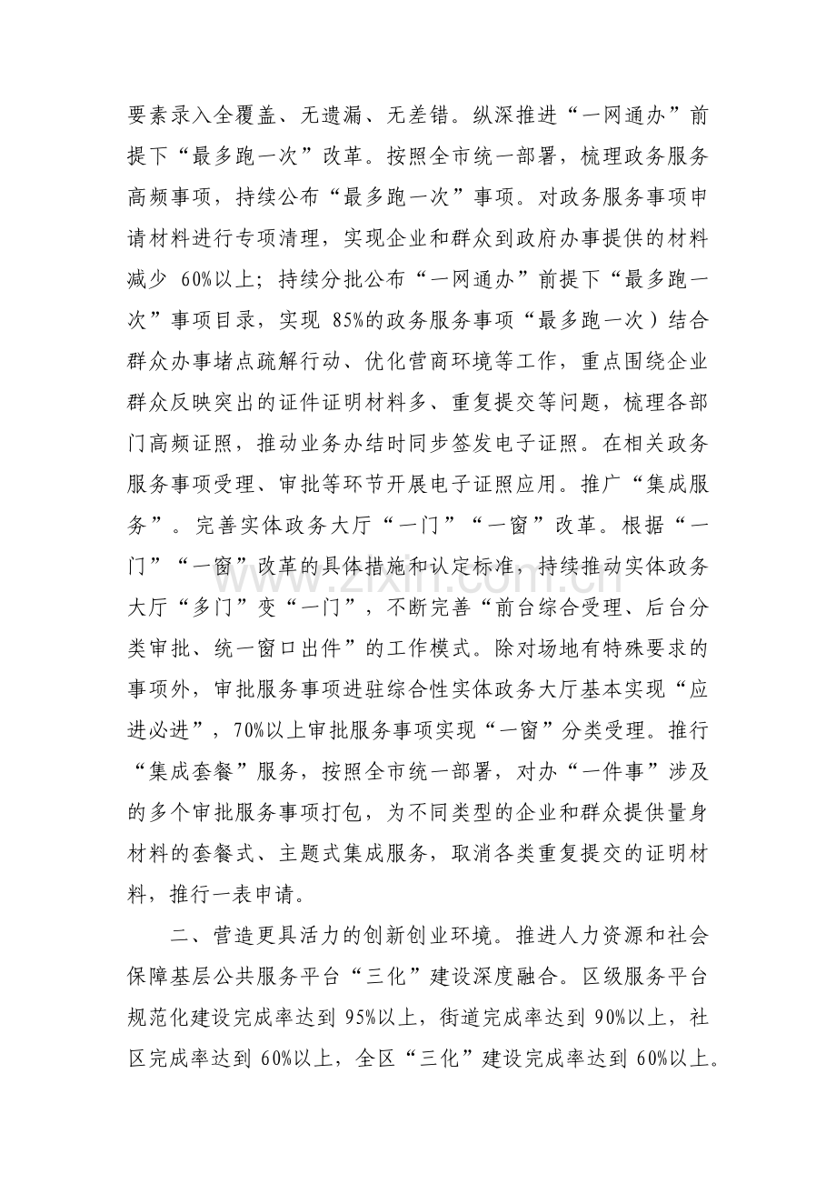 关于优化营商环境问题清单及整改措施【十三篇】.pdf_第2页