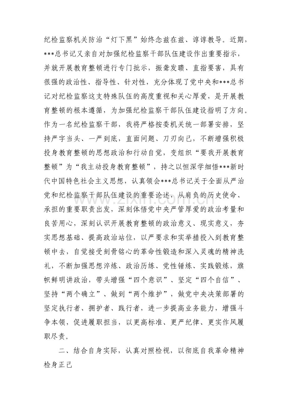 纪检监察干部教育整顿六个方面整改措施13篇.pdf_第2页