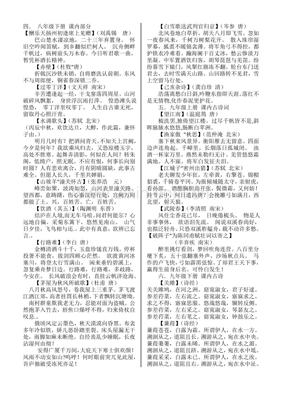 人教版必背古诗.doc_第2页