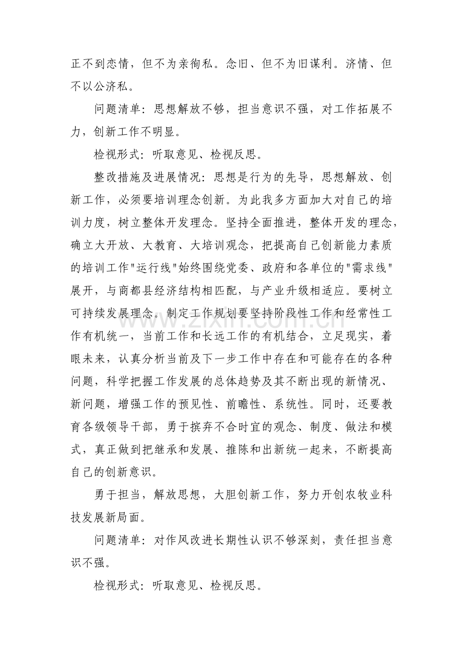 党委主题教育检视问题清单6篇.pdf_第3页