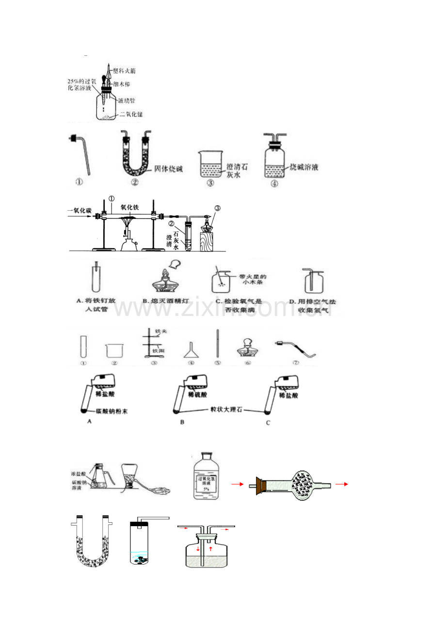 初中化学实验装置图.doc_第3页